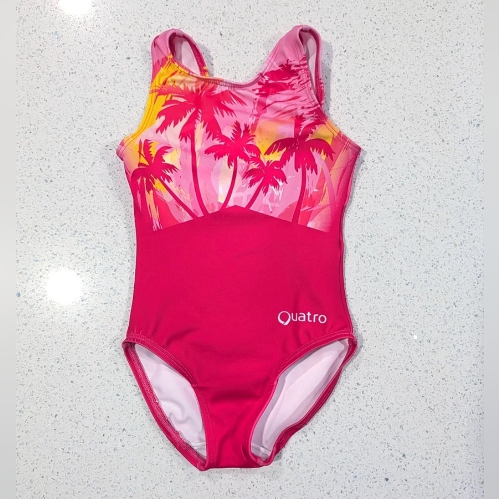 UK Quatro Quattro gymnastics dance Leotard Extra Small SO CAL CALIFORNIA Strong